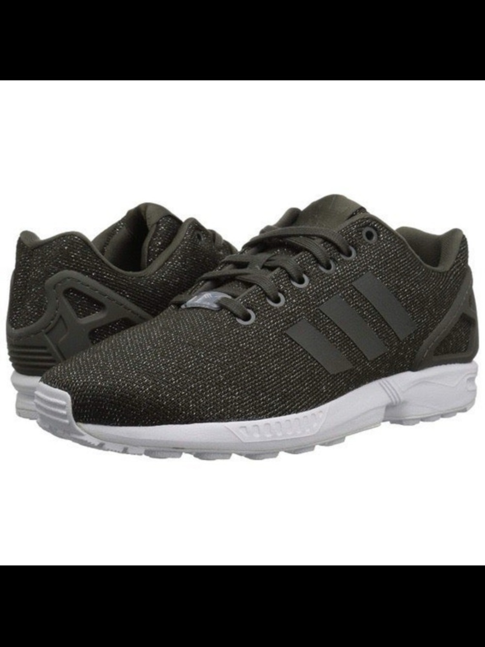 Adidas Originals ZX Flux W Green Glitter Women's Shoes